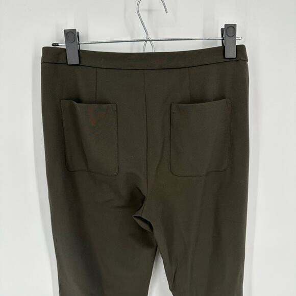 The Reset R Label Hunter Green High Rise Skinny Stretch Dress Pants Trousers XS - Picture 8 of 12